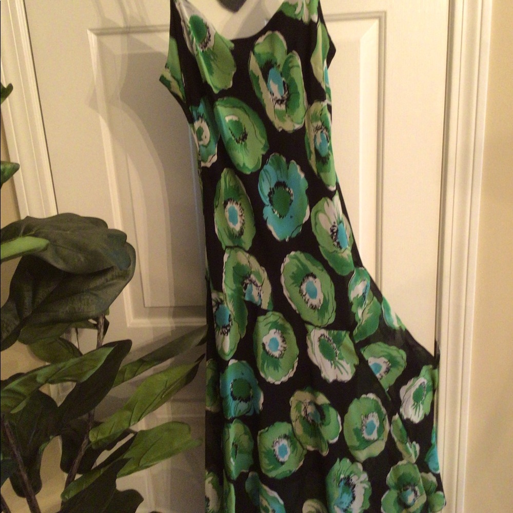 Silk Nine West spaghetti strap dress  Size 10